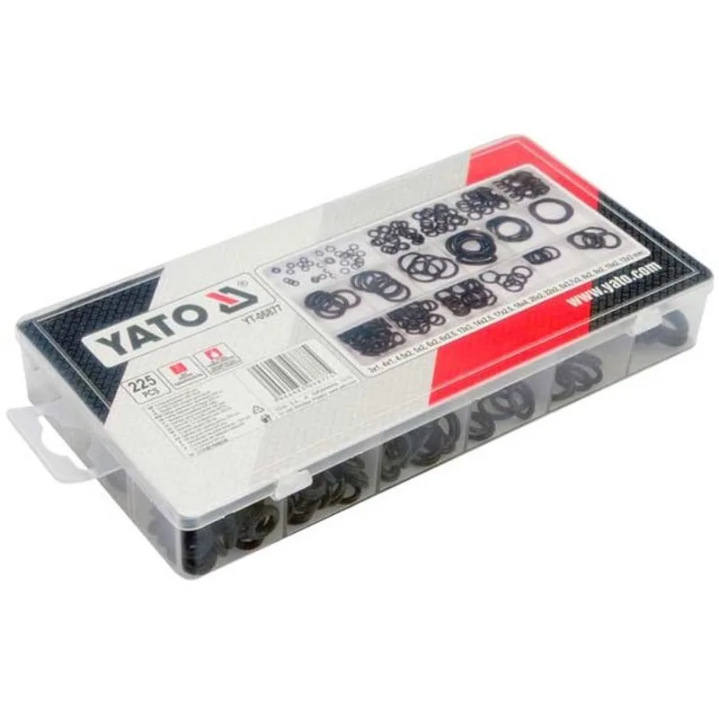 Coffret de 225 joints toriques pour véhicules YATO