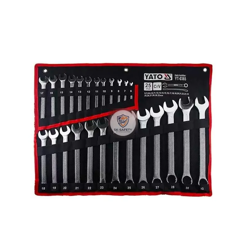 Trousse de 25 cles mixtes CrV DIN3113 DE 6-32MM
