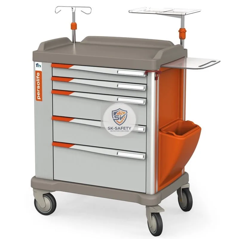 Chariot d'urgence 5 tiroirs Persolife 600
