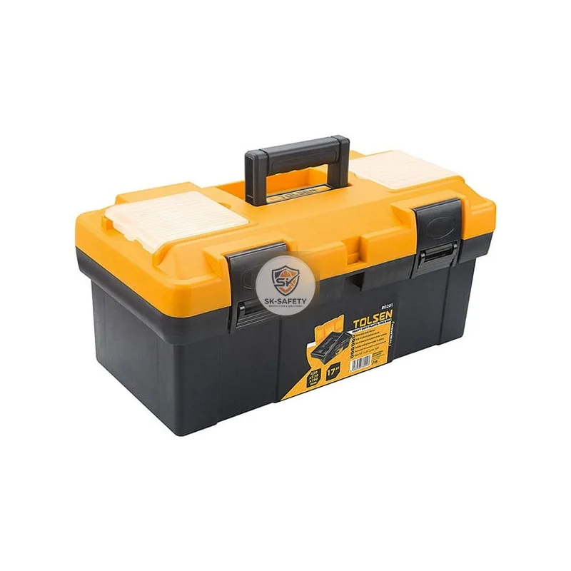 Boîte à outils en plastique robuste