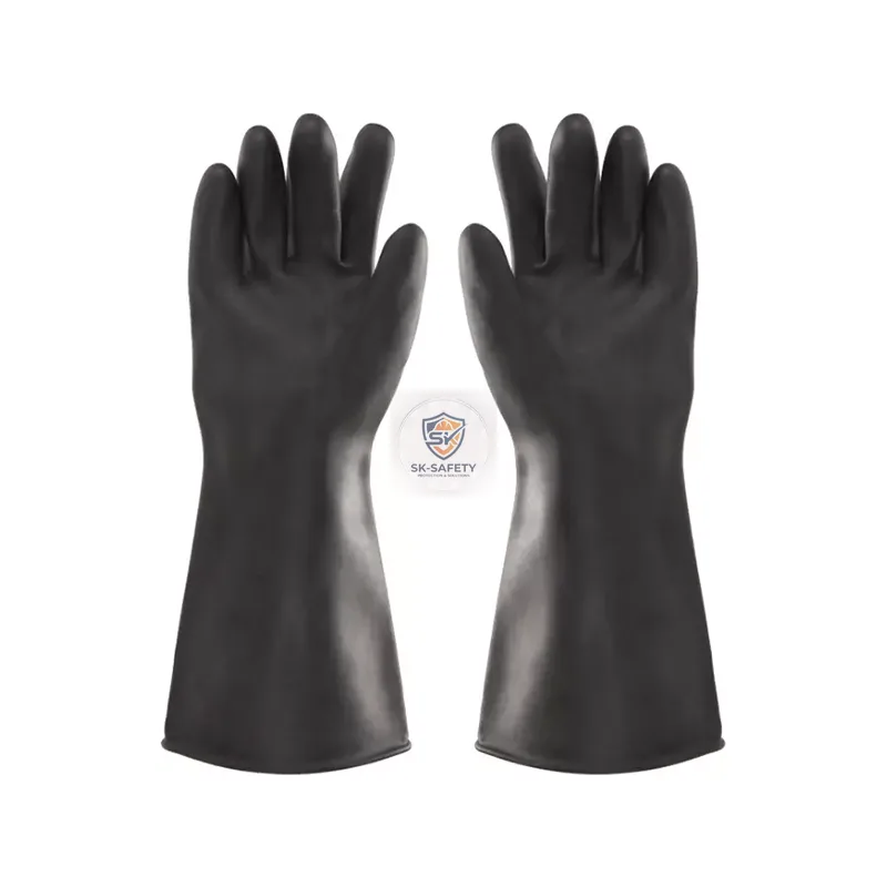 Gants Anti-acide noir SUN