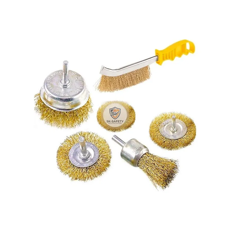 Jeu de brosses à fil 6 pièces