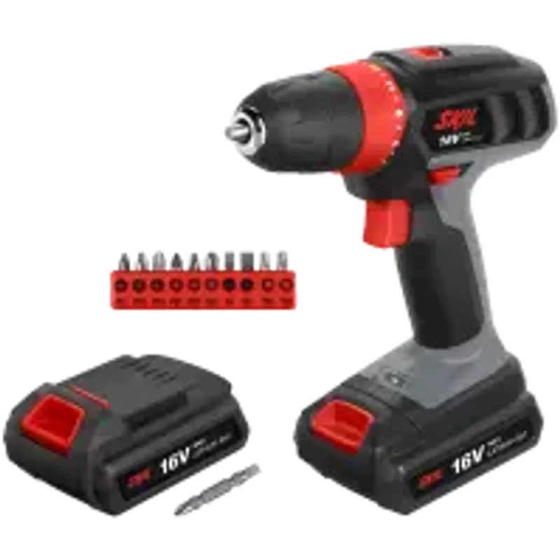 Coffret Perceuse Visseuse A Batterie 16v Skil 2432 Ag