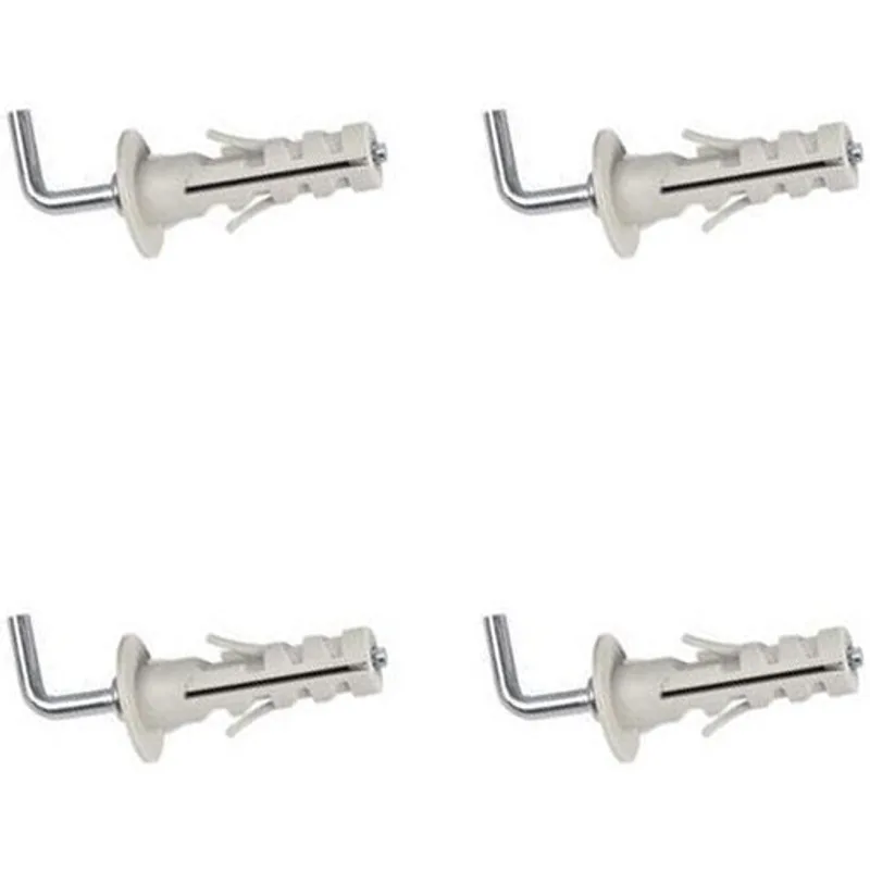 Pack de 4 chevilles à crochet Ø9