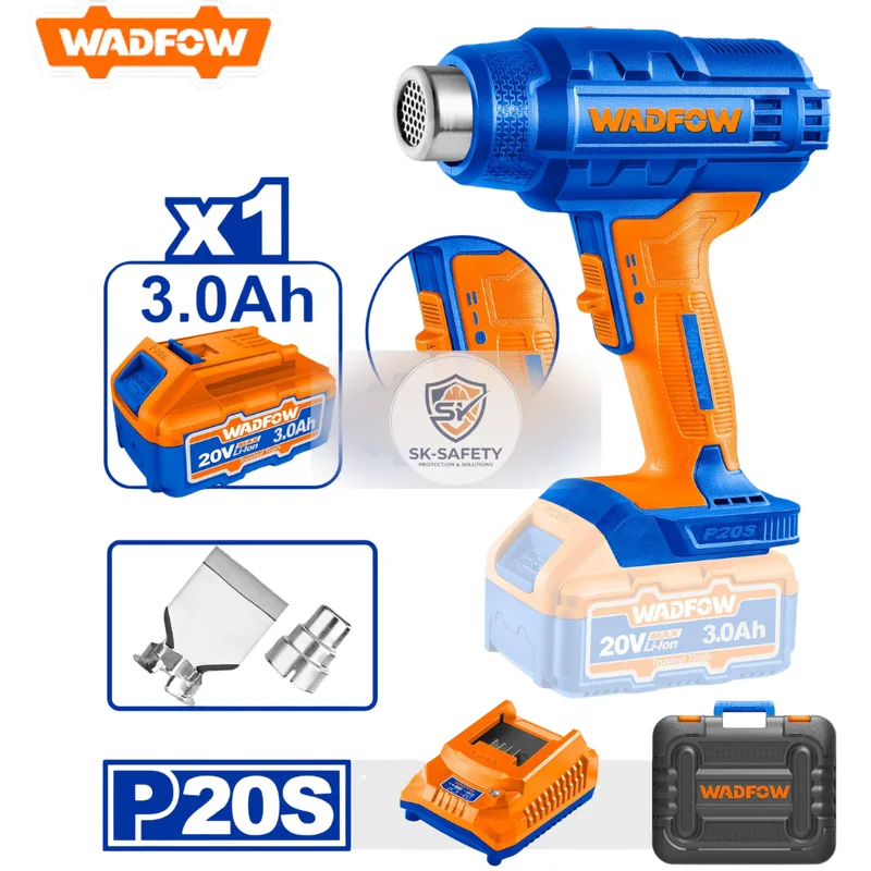 Décapeur thermique sans fil WADFOW – 20 V