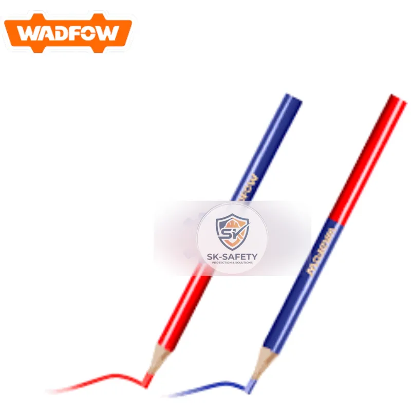 Set de 12 crayons de menuisier bicolores WADFOW
