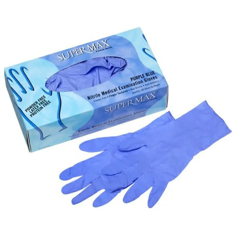 Gants nitrile d'examen SUPERMAX