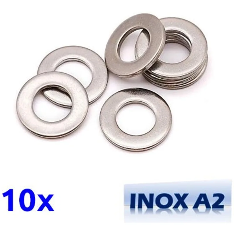 Pack de 10 rondelles M6x14 en INOX TOROZER