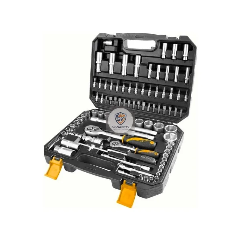 Jeu de 94 pièces pour cliquet 1/4″ & 1/2″