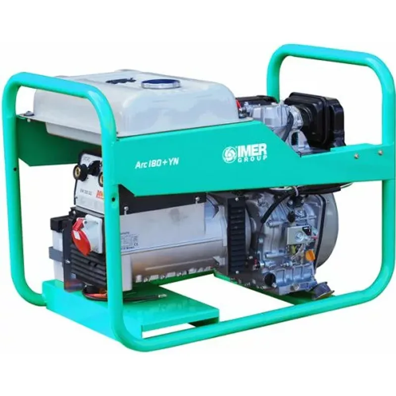 Groupe De Soudage Arc180 Gasoil 220a 3,5kw/230v 4,7kw/400v + Kit Roue