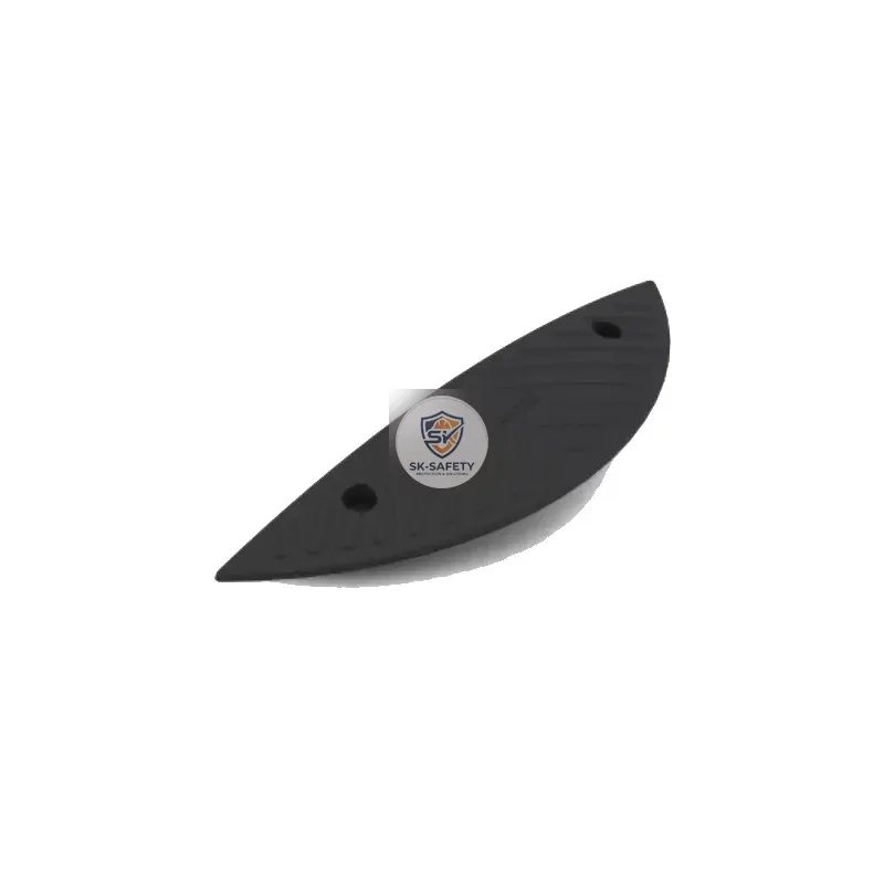 Embout de ralentisseur en caoutchouc noir 50 cm