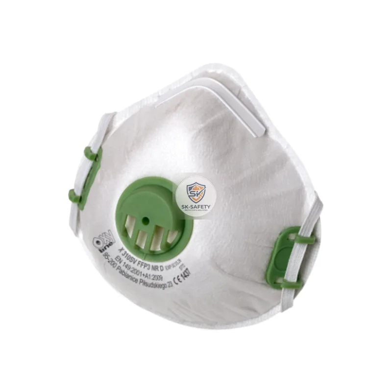 Demi masque anti poussière ffp3 avec valve Oxyline