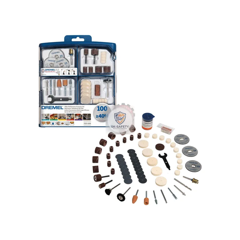 Coffret de 100 accessoires Dremel multi-usage 723 2615S723JA