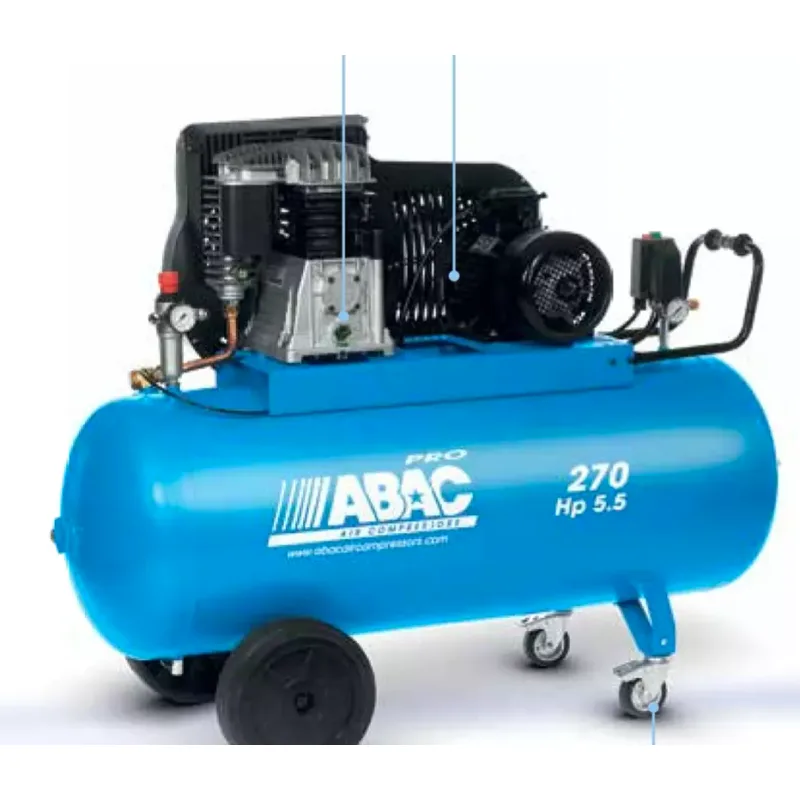 Compresseur à Air Pro Abac B5900b 270 L 400 V 4.0 Kw 5.5ch 10 Bar