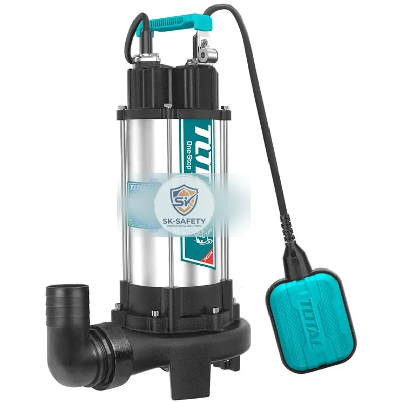 Pompe vide-cave eaux chargées 2HP 1500W TOTAL
