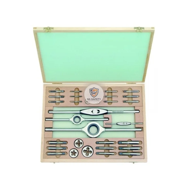 Coffret tarauds filières au pouce 31 pièces