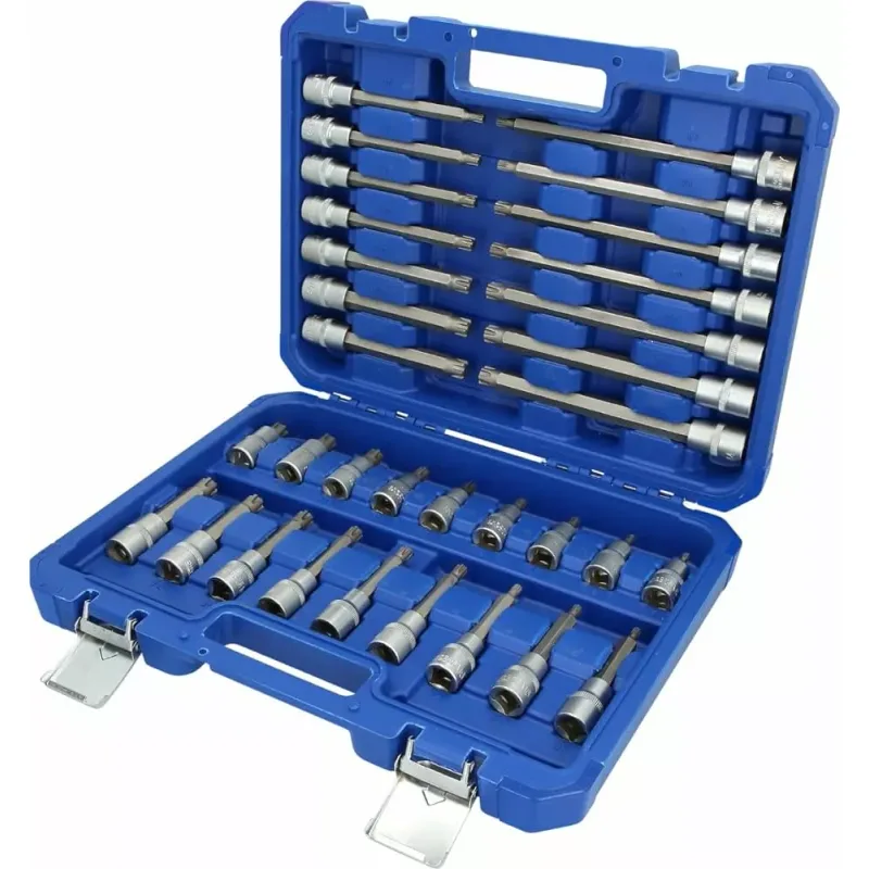 Coffret De Douilles 1/2, Profilé Ribe | 32 Pcs