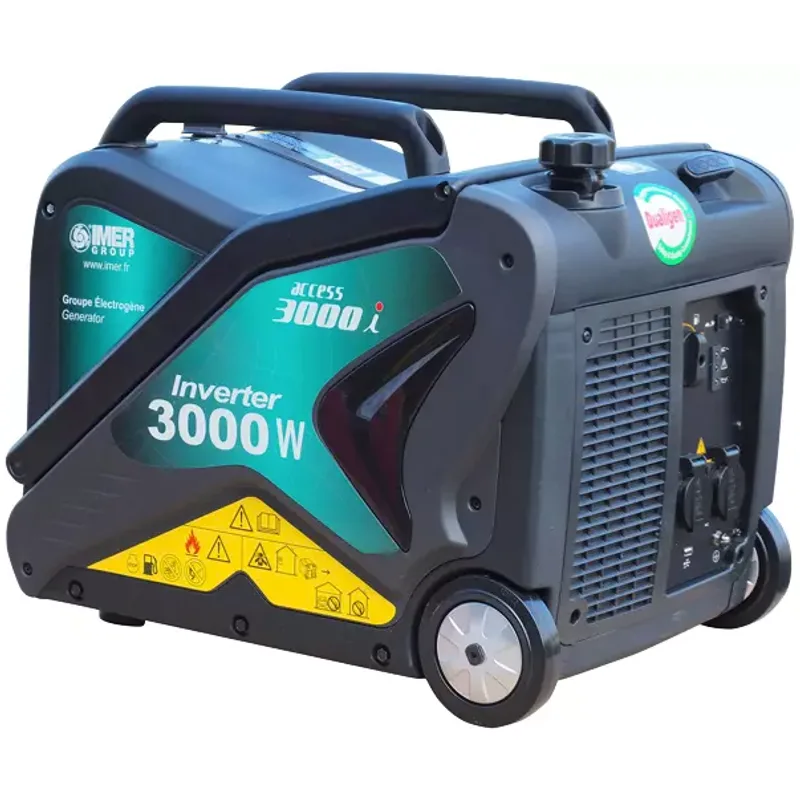 Groupe électrogène Access 3000 I 3kw 230v Avr Essence + Kit Roue