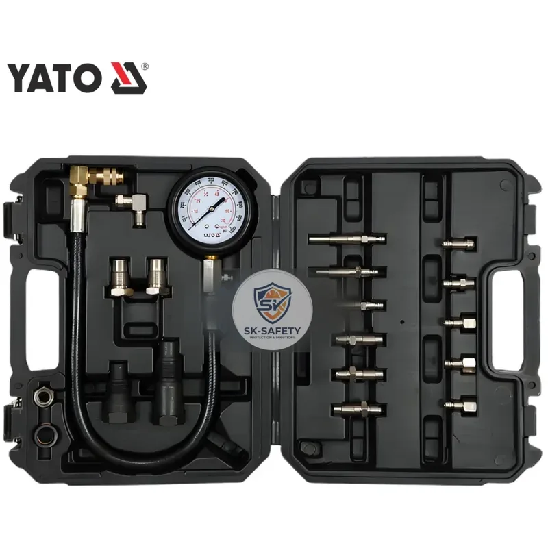 Kit testeur de compression moteur diesel 19 pièces | YATO YT-73072