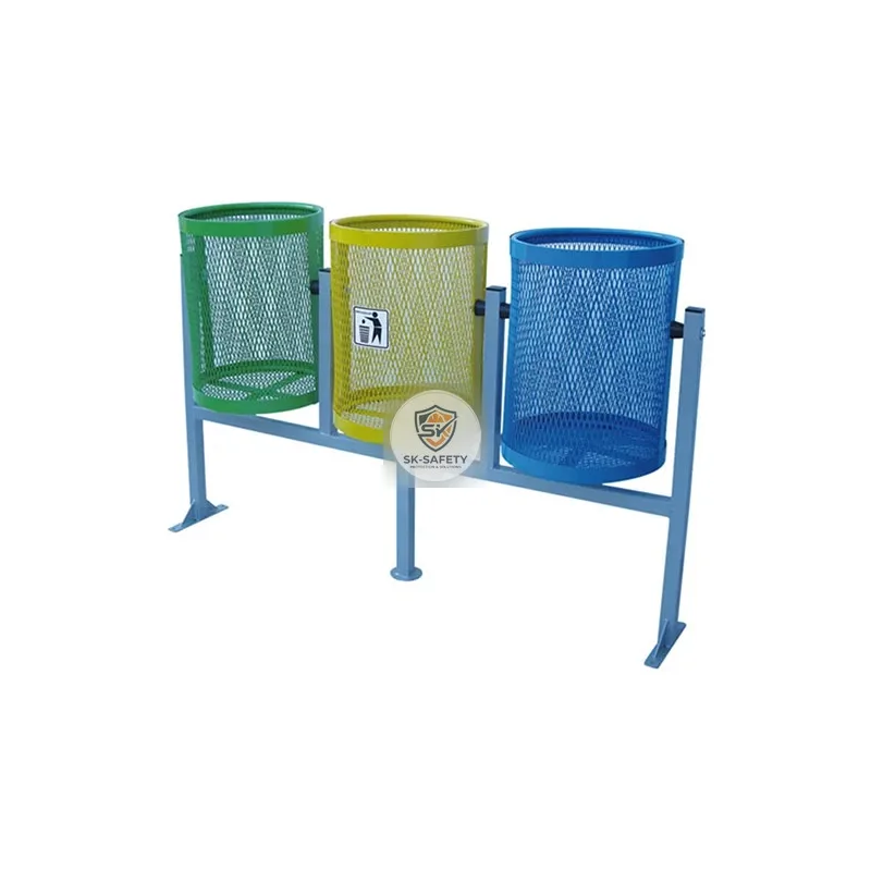 Poubelle tri sélectif basculant 150L