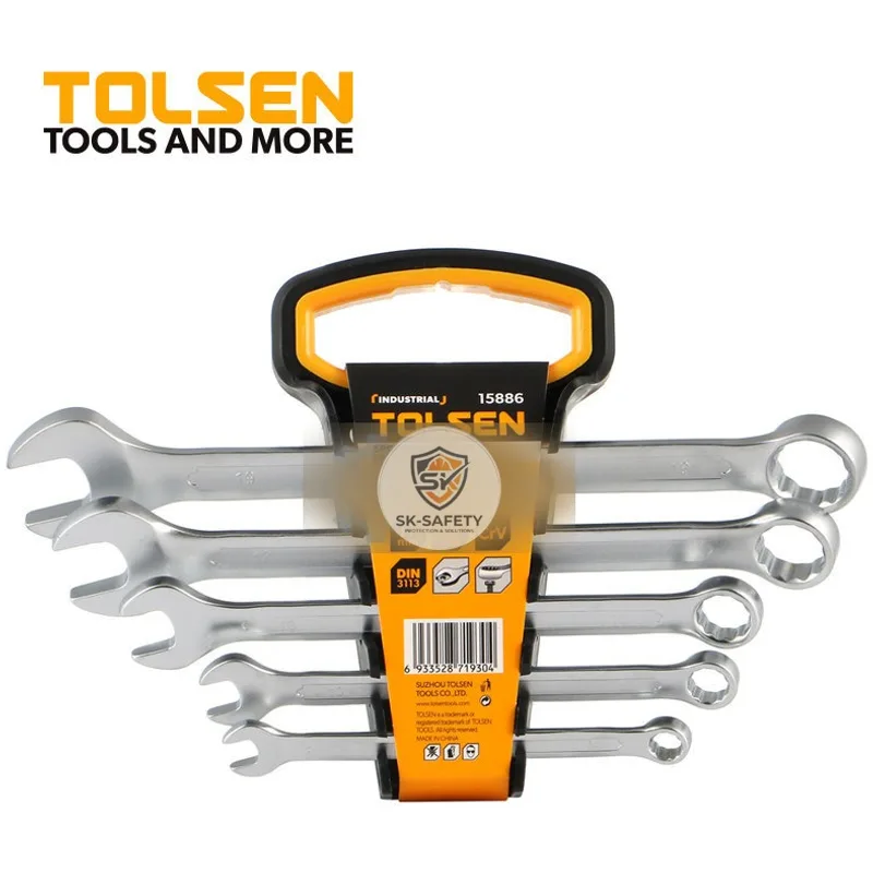 Jeu de Cles Mixtes Cr-V Satine TOLSEN