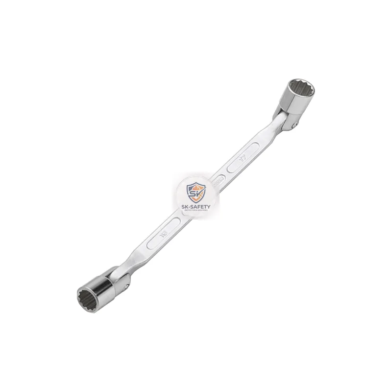 Clé double à douille articulée