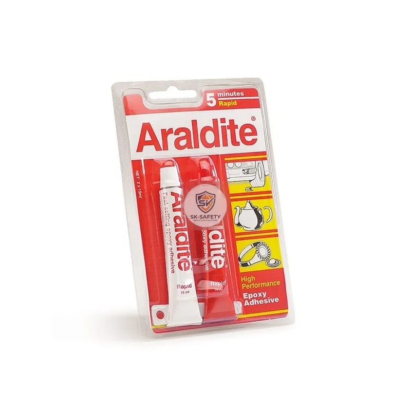 Tube araldite rapide rouge 2/17