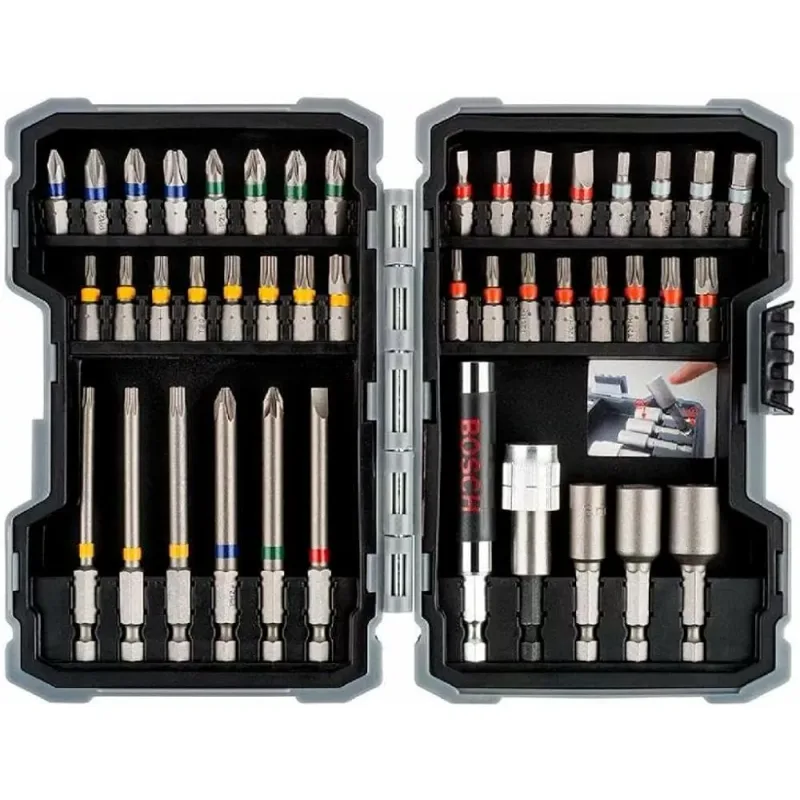 Coffret De 43 Embouts Et Douilles Mix D′embouts De Vissage Extra Har Bosch