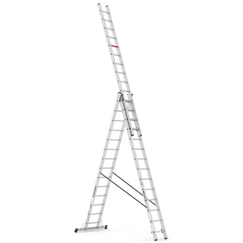 Echelle triple en aluminium 3x4m CAGSAN