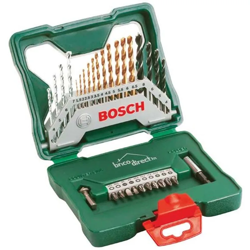 Coffret 30 mèches et embouts BOSCH Titanium