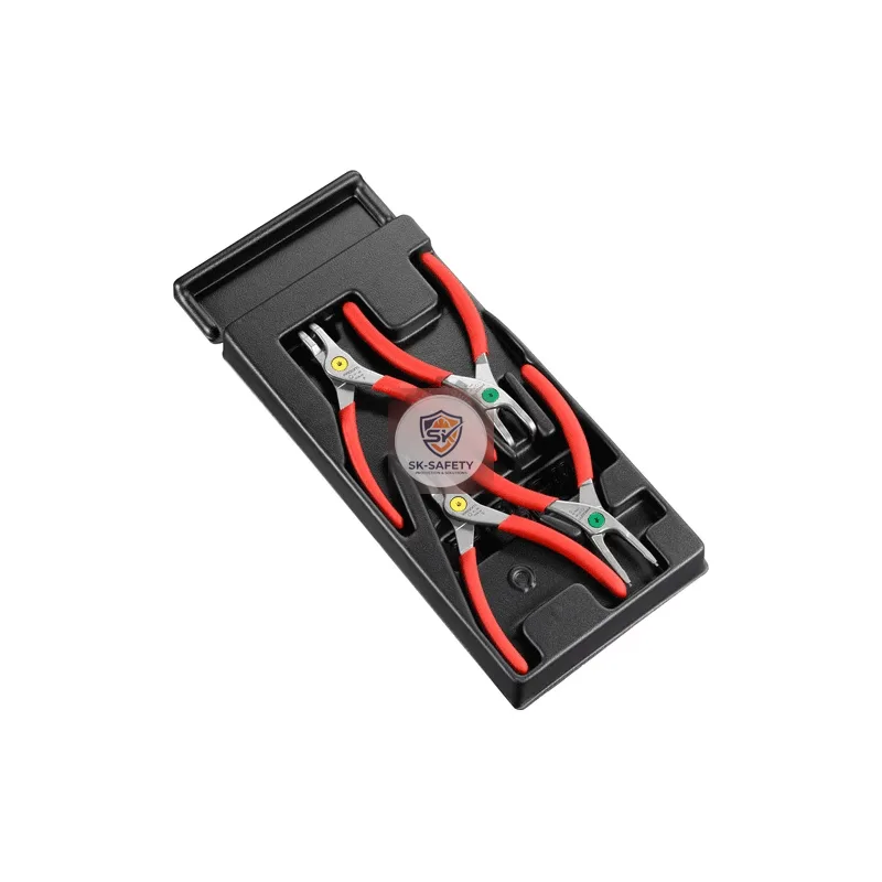 Module 4 pinces fermantes ouvrantes pour circlips® becs droits et coudés MOD.PCPB