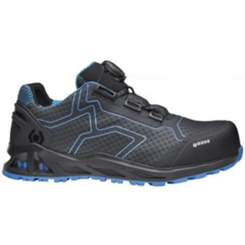Paire de Chaussures de sécurité K-Trek B1005B noir/bleu S1P HRO SRC - BASE PROTECTION