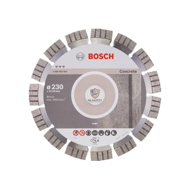 Disque diamanté Best for CONCRETE 230 mm Bosch