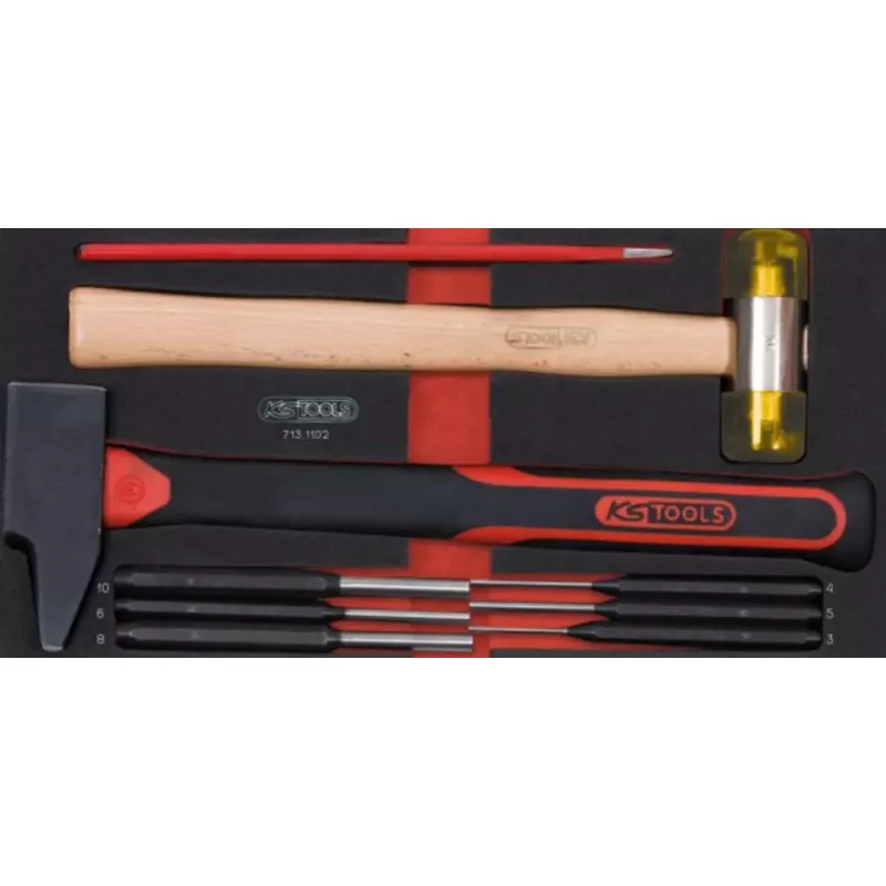 Module D′outils De Frappe Manche Fibre, 9 Pièces