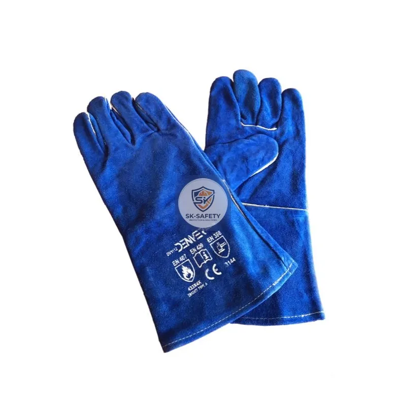 Gant soudure anti chaleur bleu DENVER