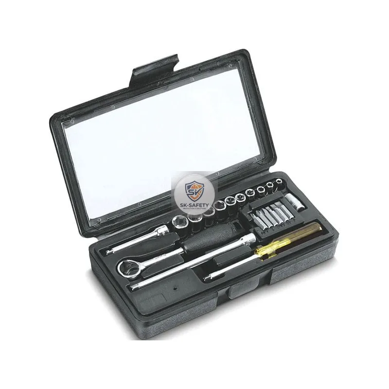 Coffret à douilles 1/4" (carré conducteur) 21 pièces