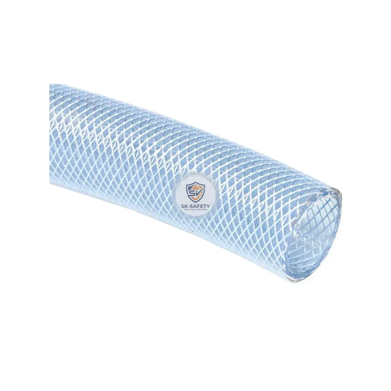 Tuyau renforcé transparent de PVC
