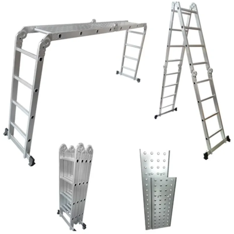 Echelle Multifonctions 4x4 en aluminium avec plateforme