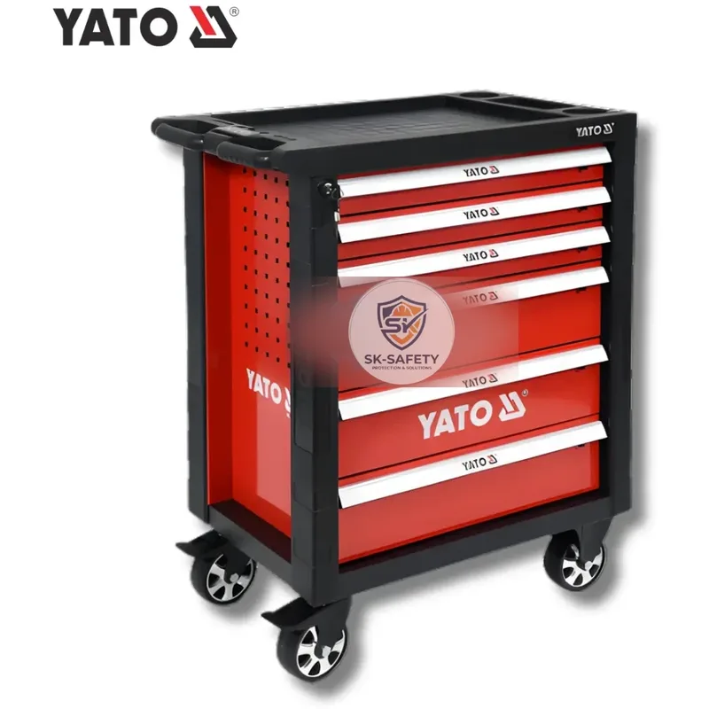 Servante YATO 177 pcs – Chariot à outils 6 tiroirs (YT-55300)