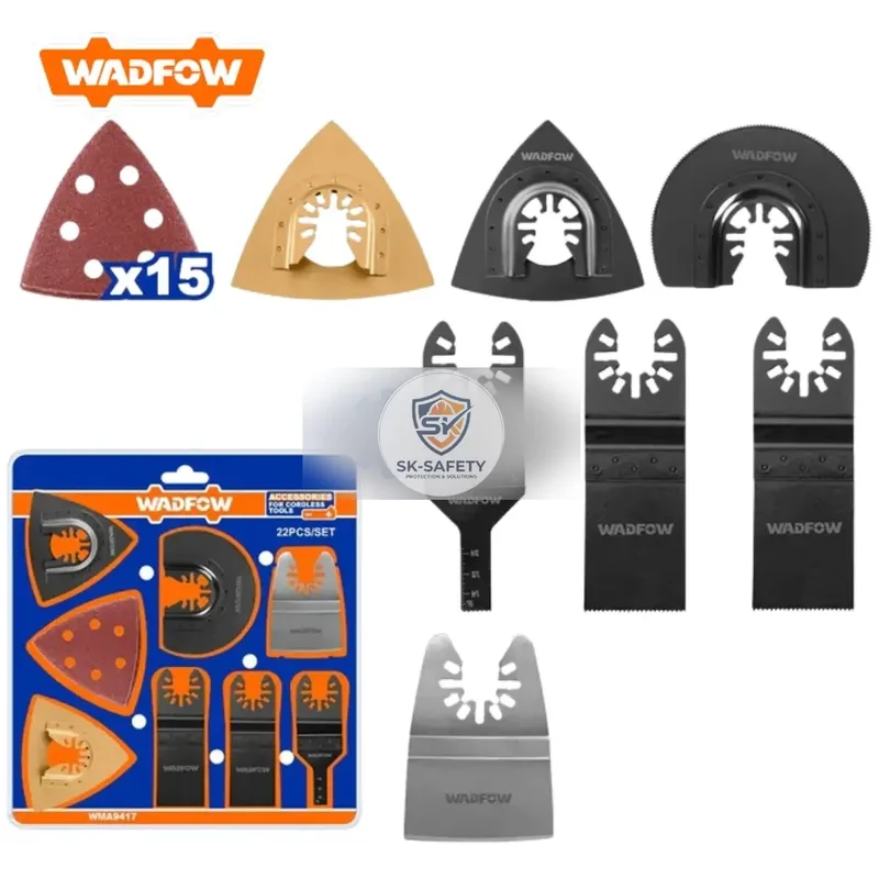 Jeu d’accessoires scie multifonction WADFOW – 22 pièces