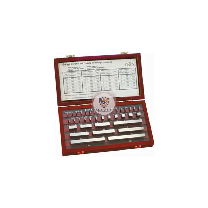 Jeu de 47 cales étalon en acier DIN861