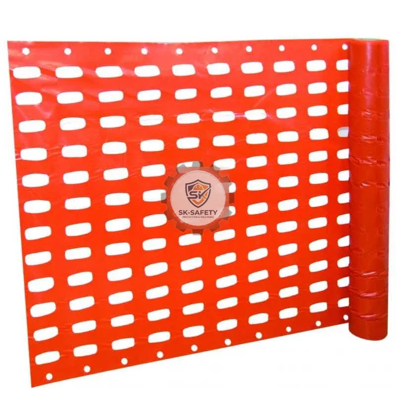 Filet de chantier orange