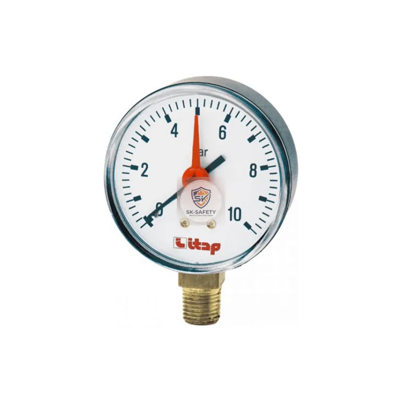 Manomètre raccord radial 1/4”