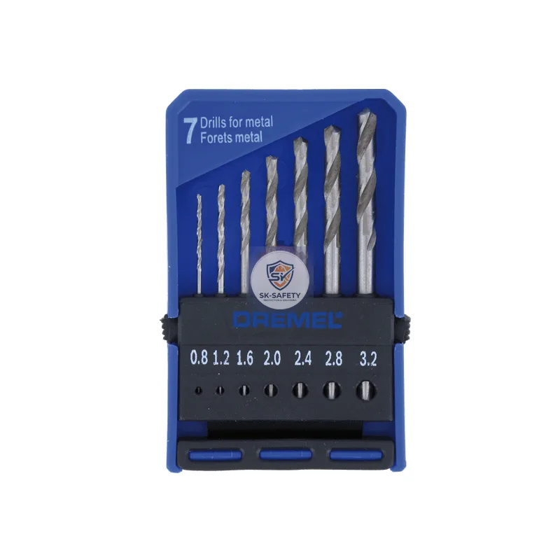 Jeu de 7 forets de précision 628 Dremel 2615062832