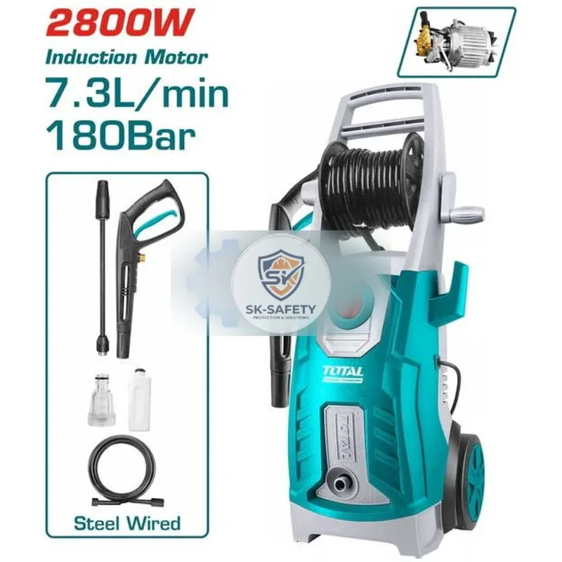 Nettoyeur Haute Pression Total 2.800W 180 bar TOTAL