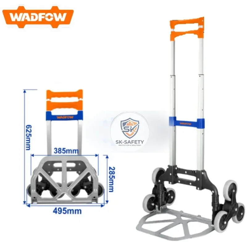 Chariot diable pliable WADFOW 6 roues | 60 kg