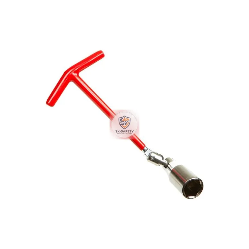 Clé à bougie articulée