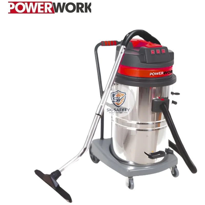 Aspirateur 3 Moteurs Powerwork – Humide & Sec 70/80 L (220 V)