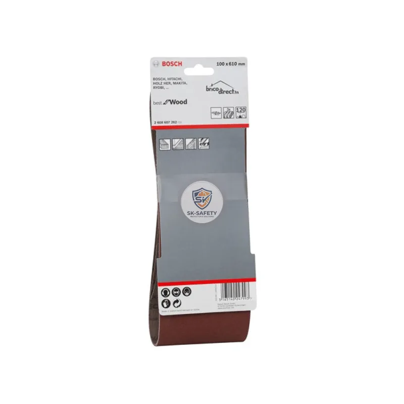 Bandes abrasives X440 set-3 pièces Bosch