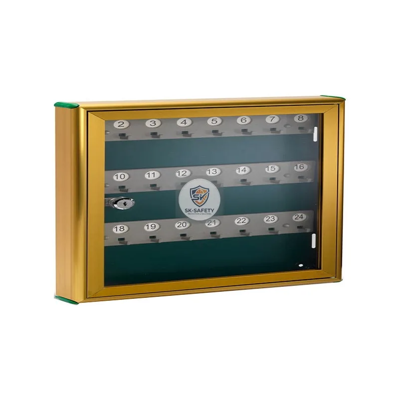 Vitrine porte-clés en aluminium